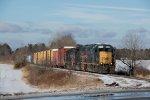 RUPO CSXT 2548 Approaches Rt. 106 in North Leeds